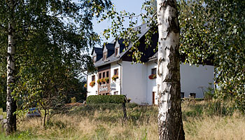 Pension Silbererz im Herbst
