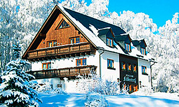 Pension Silbererz im Winter